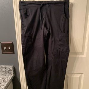 Black scrub pants